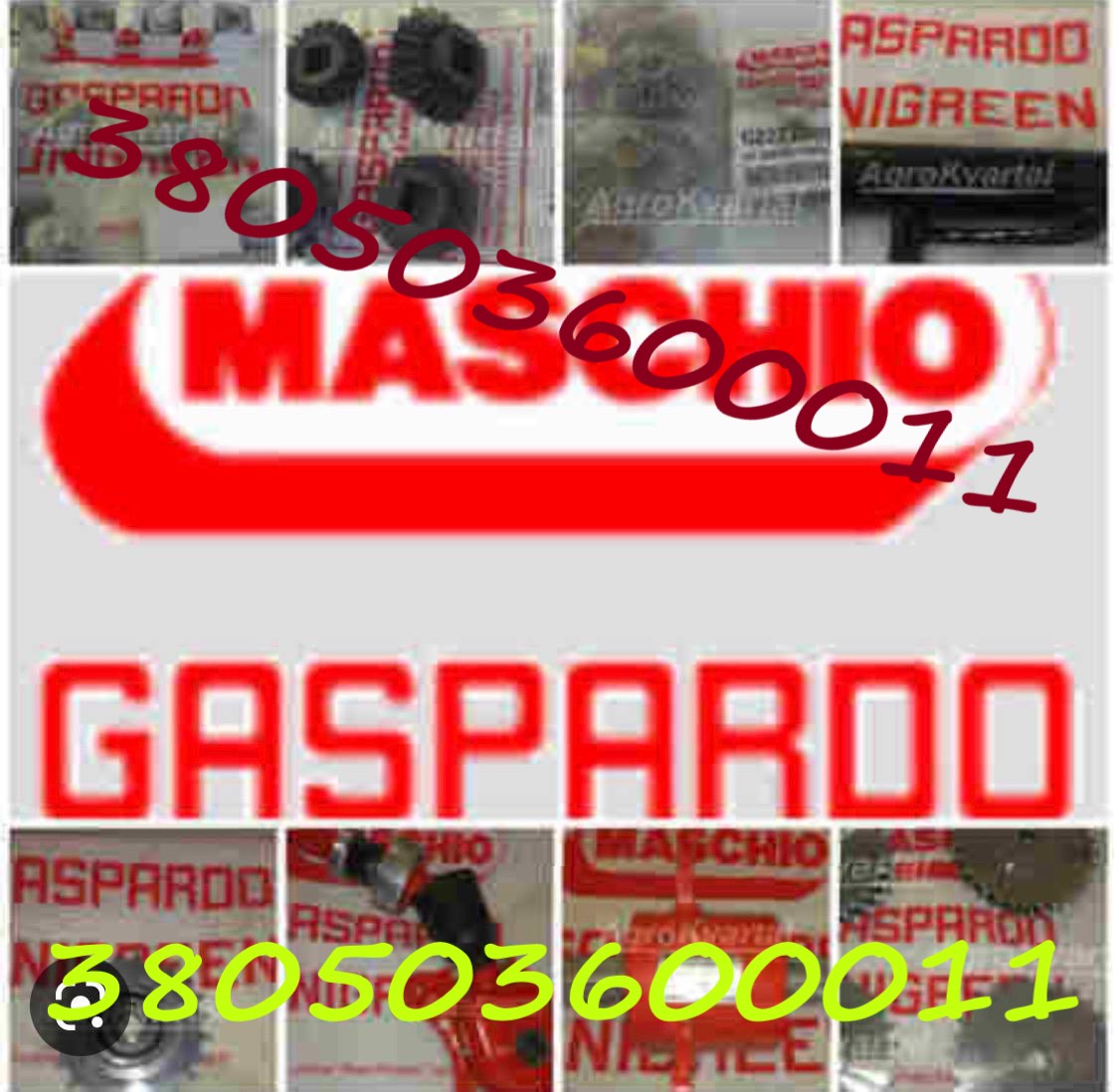 Запчастини для сільськогосподарської техніки від Gaspardo
