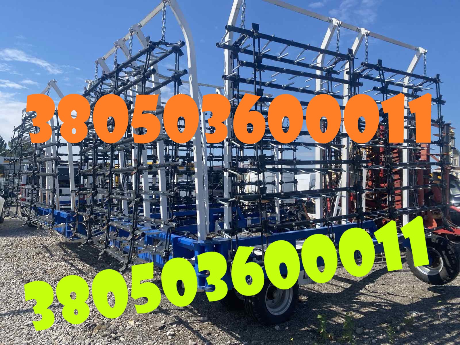 Нова шлейфово-зубова борона БШЗ-11